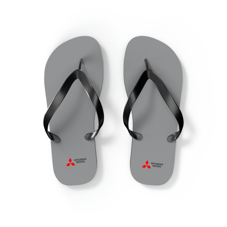 Unisex Grey Mitsubishi Flip Flops™