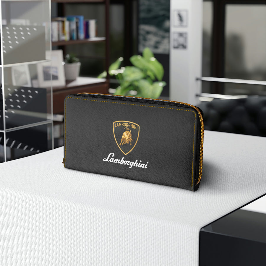 Black Lamborghini Zipper Wallet™