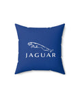 Dark Blue Jaguar Spun Polyester Square Pillow™