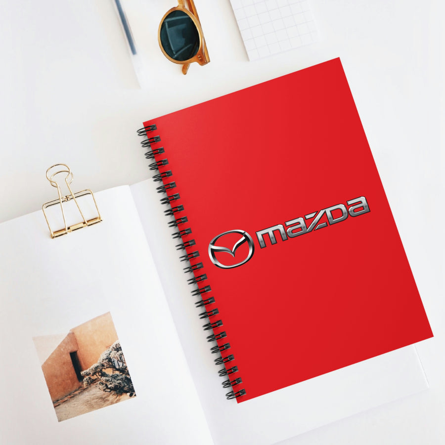 Red Mazda Spiral Notebook - Ruled Line™