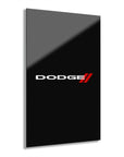 Black Dodge Acrylic Prints (French Cleat Hanging)™