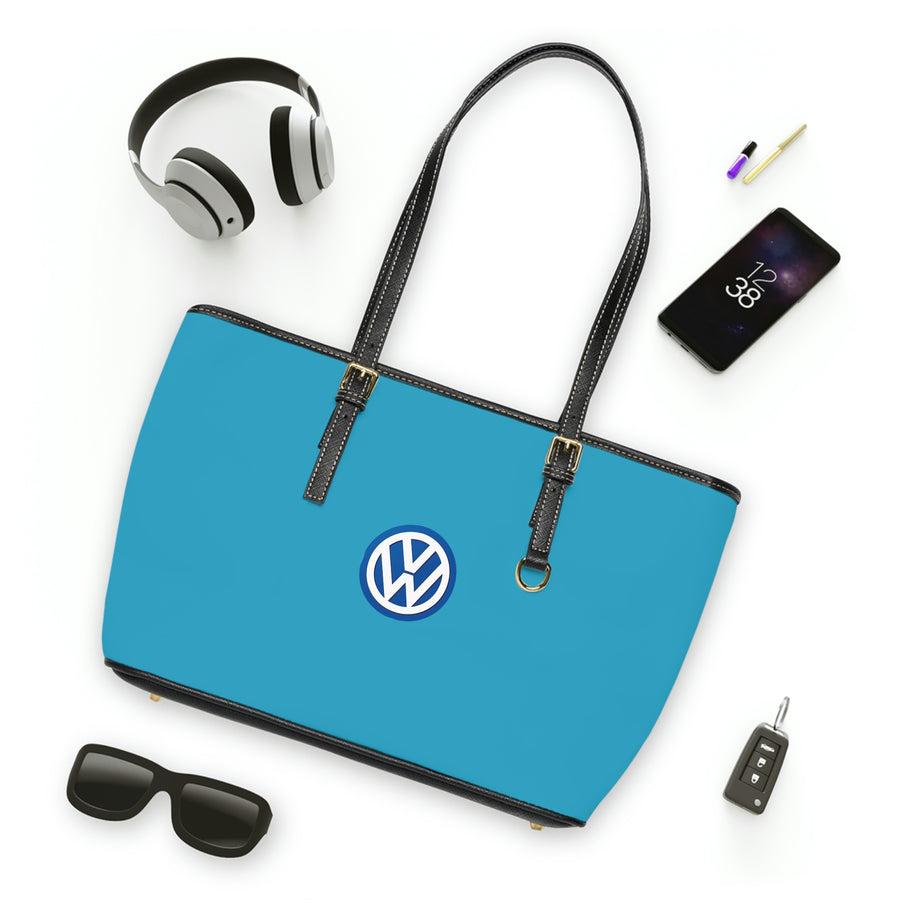 Turquoise Volkswagen Leather Shoulder Bag™