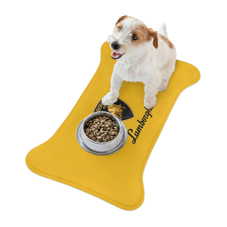 Yellow Lamborghini Pet Feeding Mats™