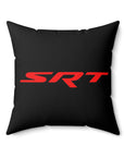 Black Spun Polyester Square Dodge Pillow™