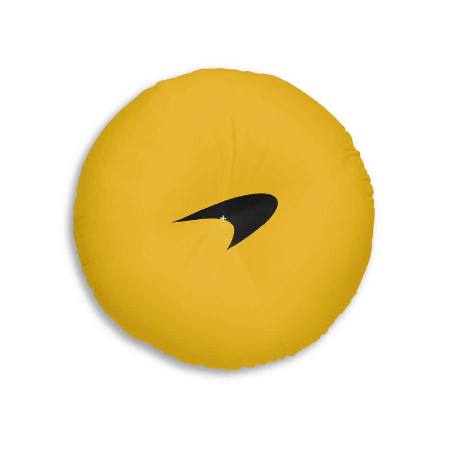 Yellow Mclaren Tufted Floor Pillow, Round™