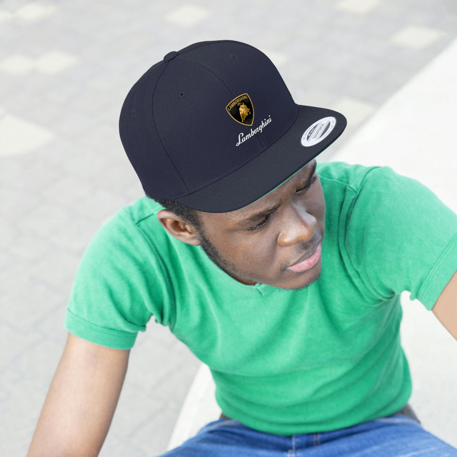 Unisex Lamborghini Flat Bill Hat™