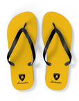 Unisex Yellow Lamborghini Flip Flops™