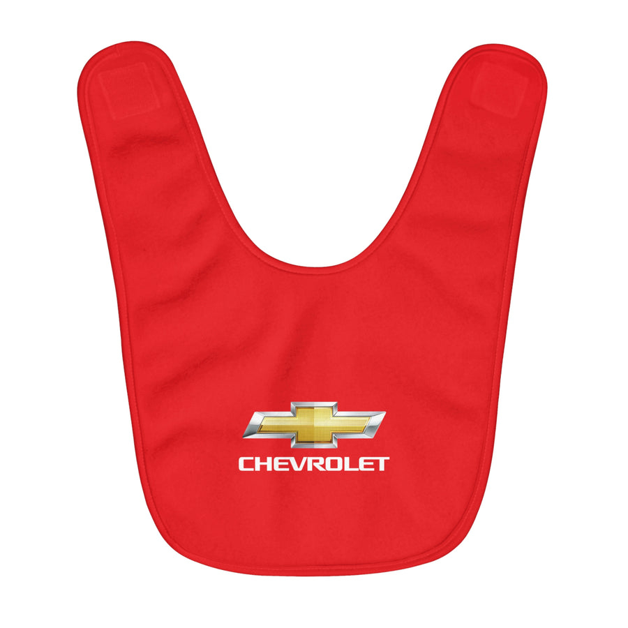 Red Chevrolet Fleece Baby Bib™