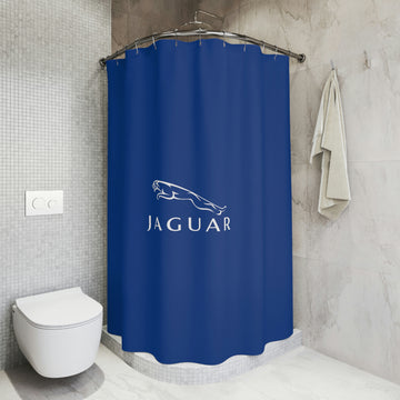 Dark Blue Jaguar Shower Curtain™