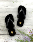 Unisex Black Porsche Flip Flops™