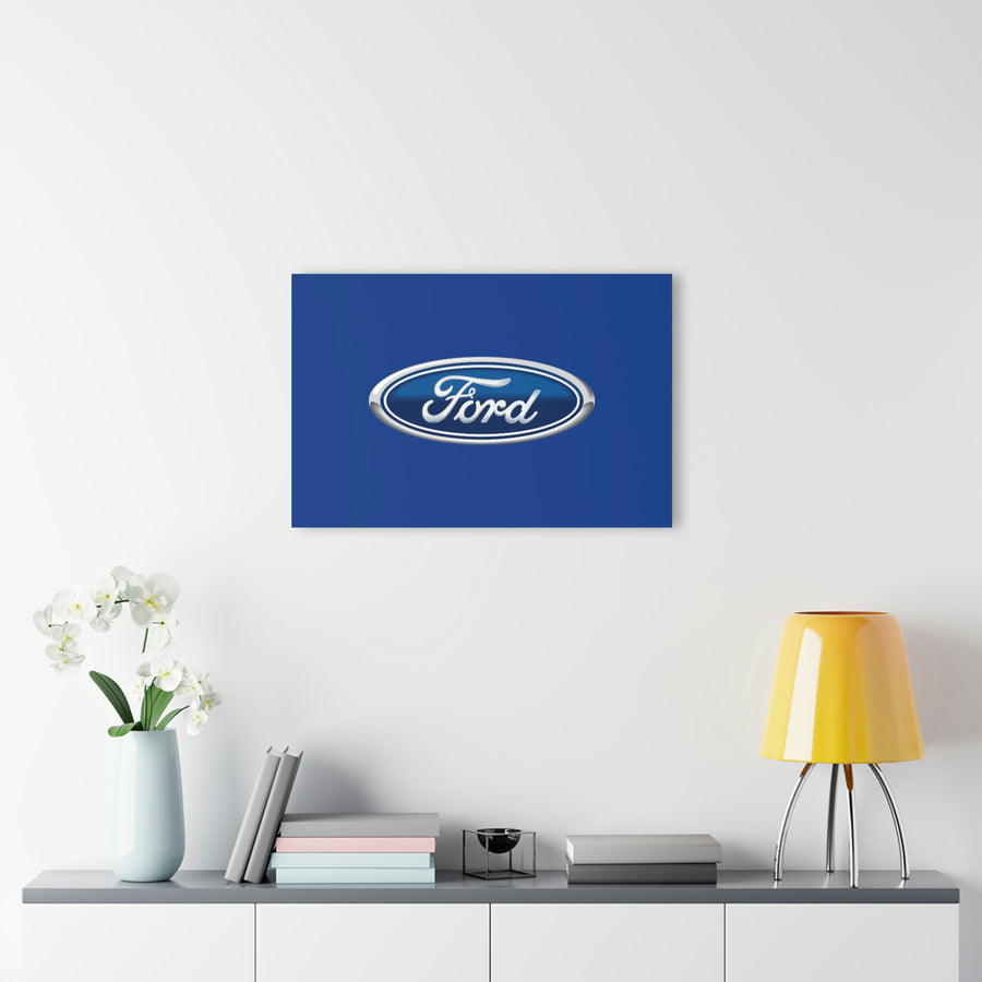 Dark Blue Ford Acrylic Prints (French Cleat Hanging)™