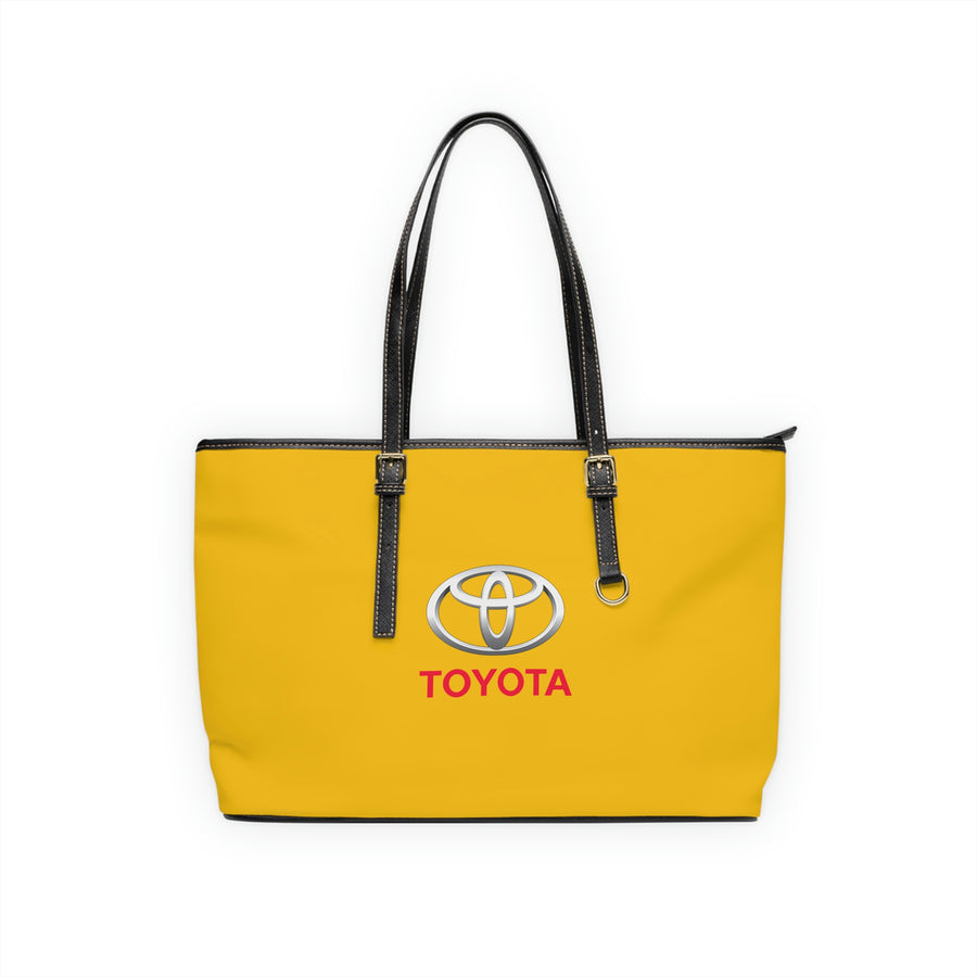 Yellow Toyota Leather Shoulder Bag™