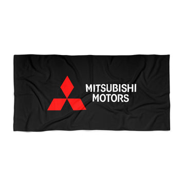 Black Mitsubishi Beach Towel™