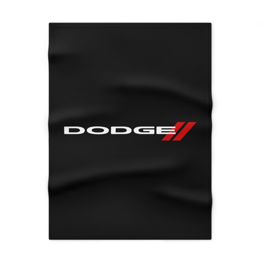 Black Soft Fleece Baby Dodge Blanket™