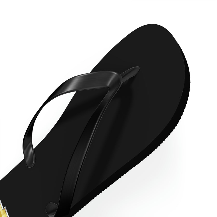 Unisex Black Chevrolet Flip Flops™