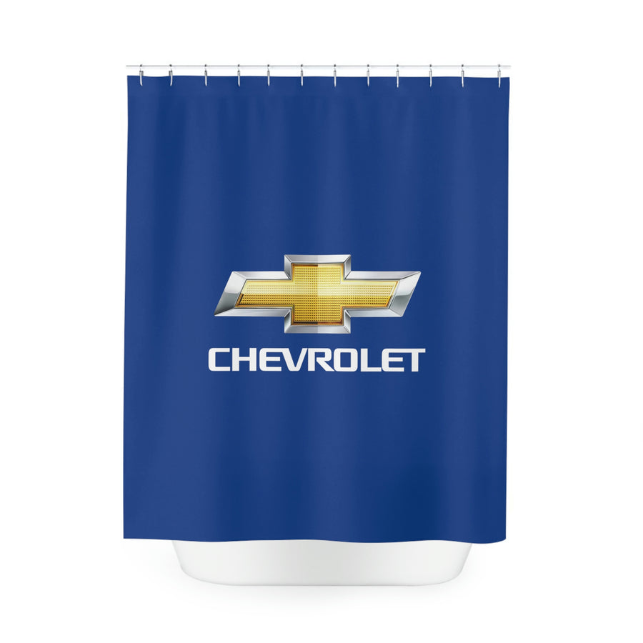 Dark Blue Chevrolet Shower Curtain™