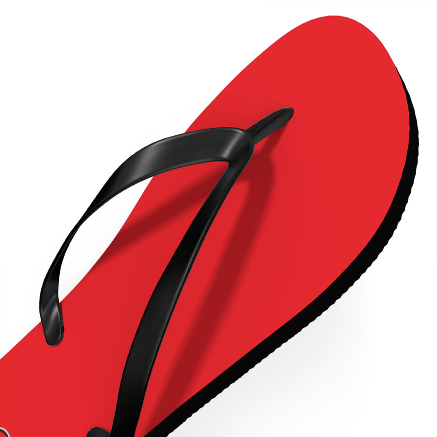 Unisex Red Lexus Flip Flops™