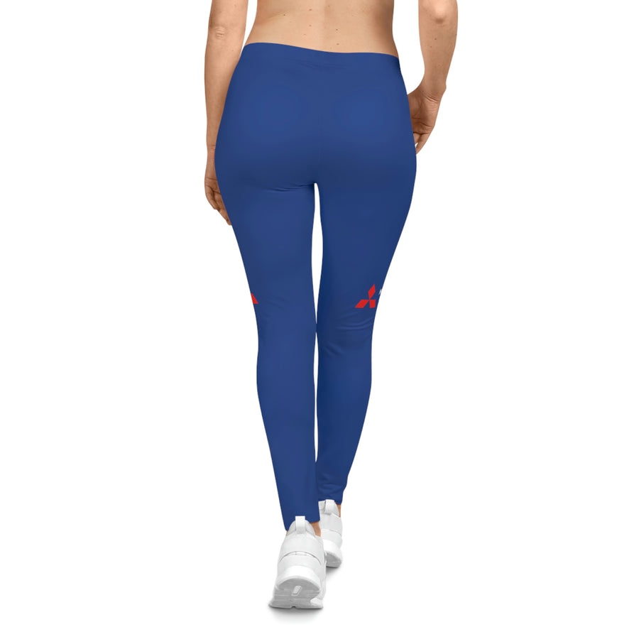 Women's Dark Blue Mitsubishi Casual Leggings™