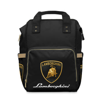 Black Lamborghini Multifunctional Diaper Backpack™