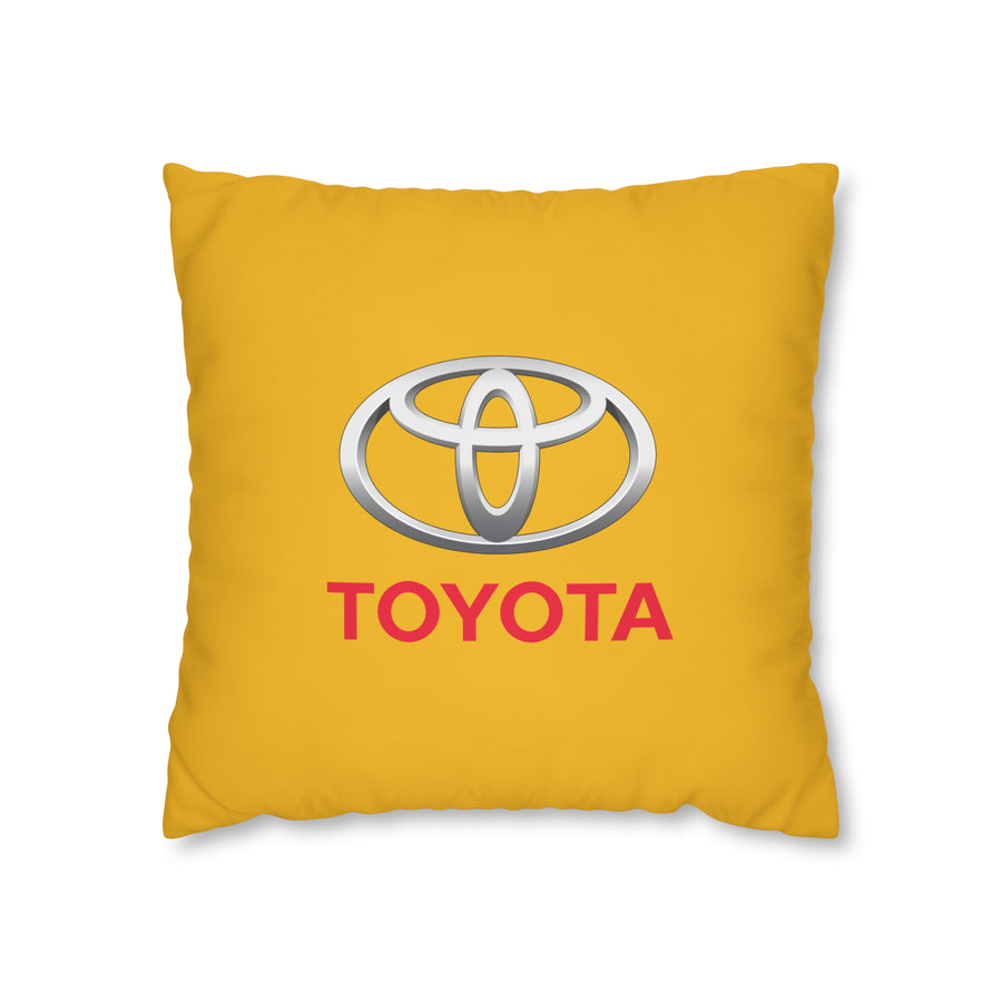 Yellow Toyota Spun Polyester pillowcase™