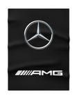 Black Mercedes Soft Fleece Baby Blanket™