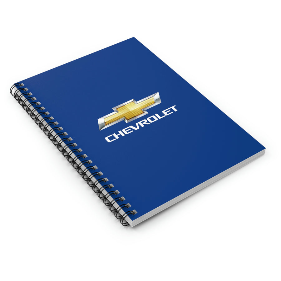 Dark Blue Chevrolet Spiral Notebook - Ruled Line™