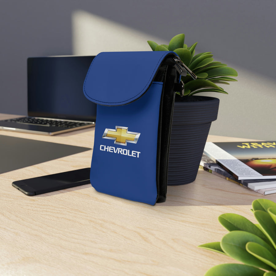 Dark Blue Chevrolet Small Cell Phone Wallet™