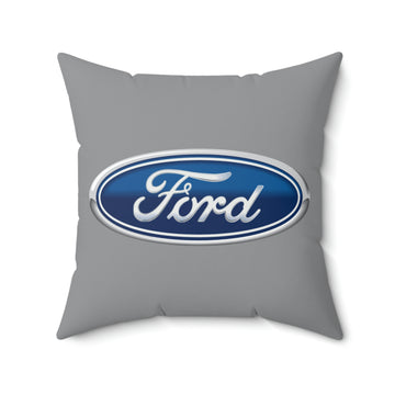 Grey Ford Spun Polyester Square Pillow™