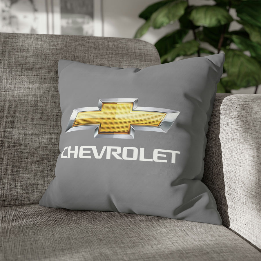 Grey Chevrolet Spun Polyester pillowcase™