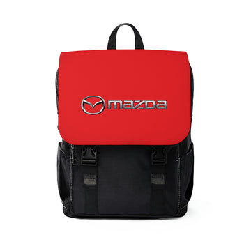 Unisex Red Mazda Casual Shoulder Backpack™