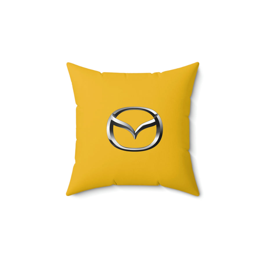 Yellow Mazda Spun Polyester Square Pillow™