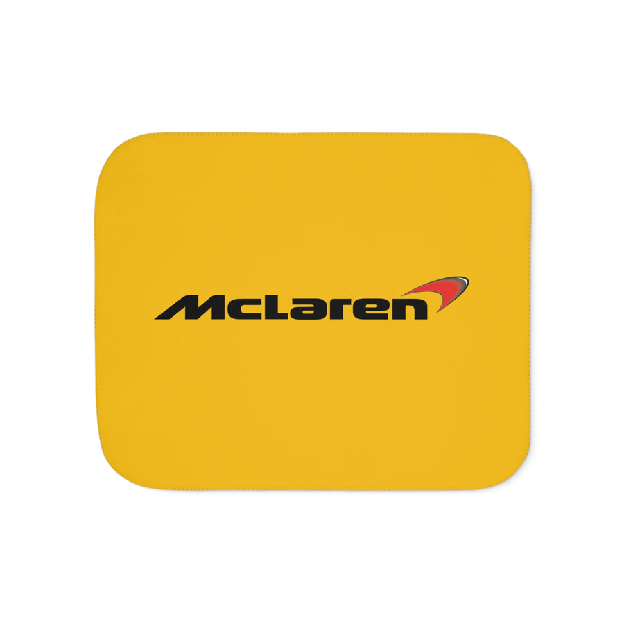 Yellow McLaren Sherpa Blanket™