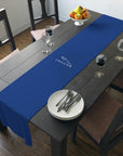 Dark Blue Jaguar Table Runner (Cotton, Poly)™