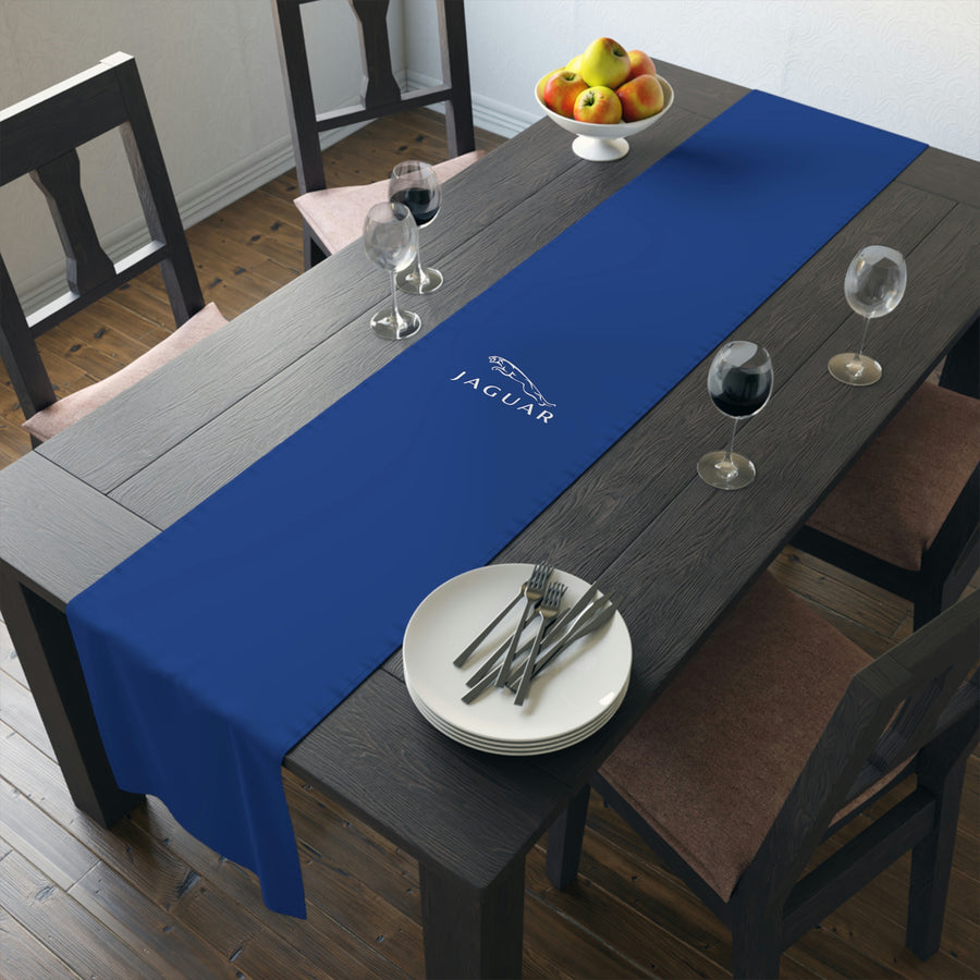 Dark Blue Jaguar Table Runner (Cotton, Poly)™