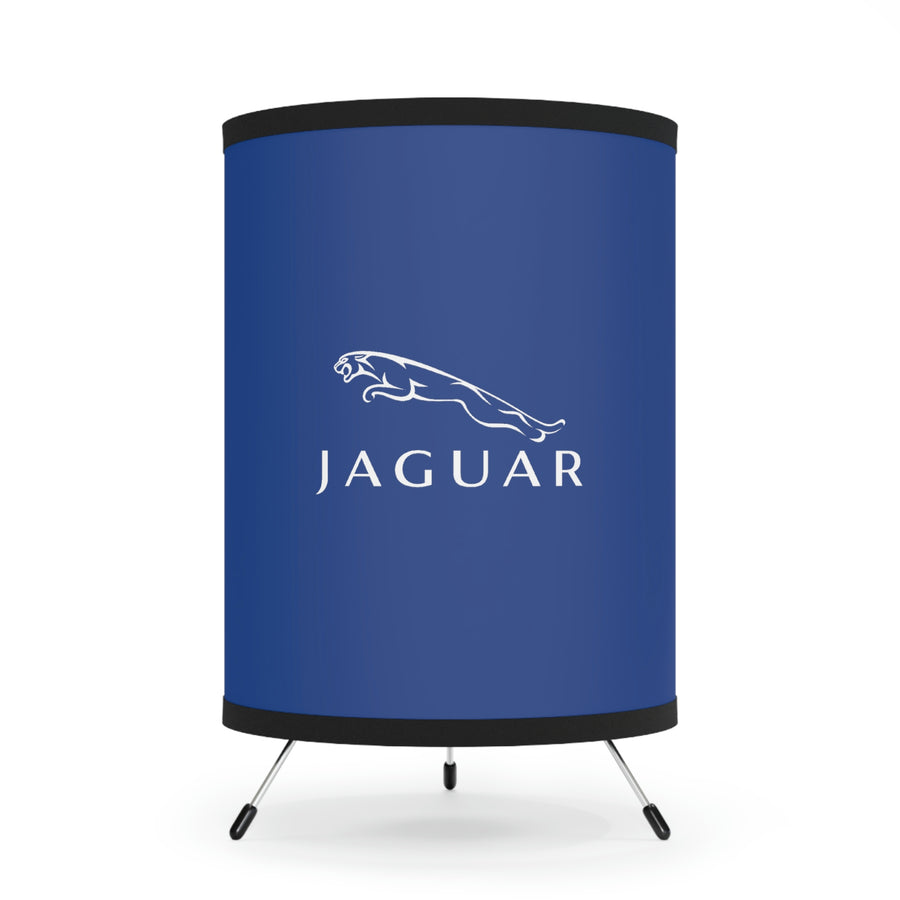 Dark Blue Jaguar Tripod Lamp with High-Res Printed Shade, US\CA plug™