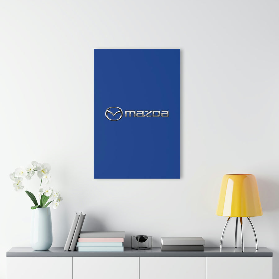 Dark Blue Mazda Acrylic Prints (French Cleat Hanging)™