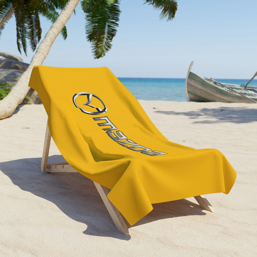 Yellow Mazda Beach Towel™