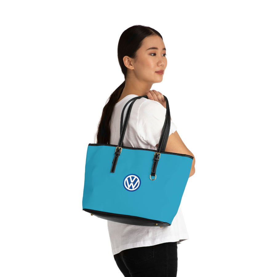 Turquoise Volkswagen Leather Shoulder Bag™