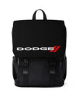 Unisex Black Casual Shoulder Dodge Backpack™