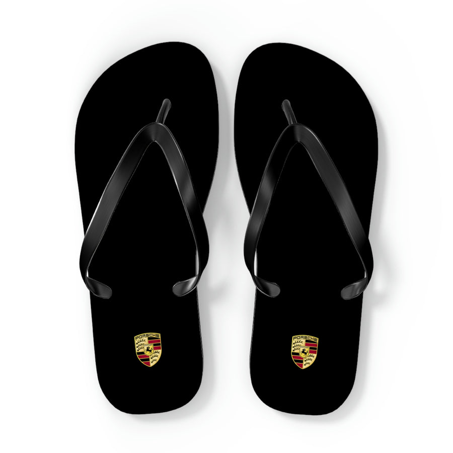 Unisex Black Porsche Flip Flops™