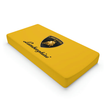 Yellow Lamborghini Baby Changing Pad Cover™