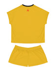 Women's Yellow Mitsubishi Short Pajama Set™