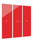 Red Jaguar Acrylic Prints (Triptych)™