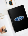 Black Ford Spiral Notebook - Ruled Line™