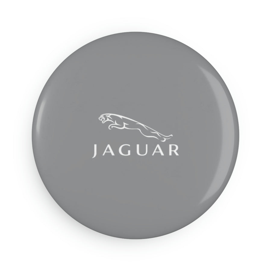 Grey Jaguar Button Magnet, Round (10 pcs)™
