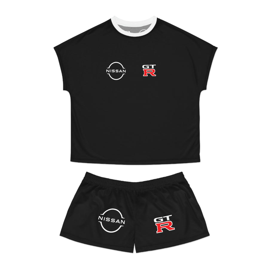 Women's Black Nissan GTR Short Pajama Set™
