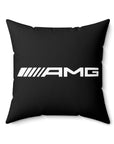 Black Mercedes Spun Polyester Square Pillow™