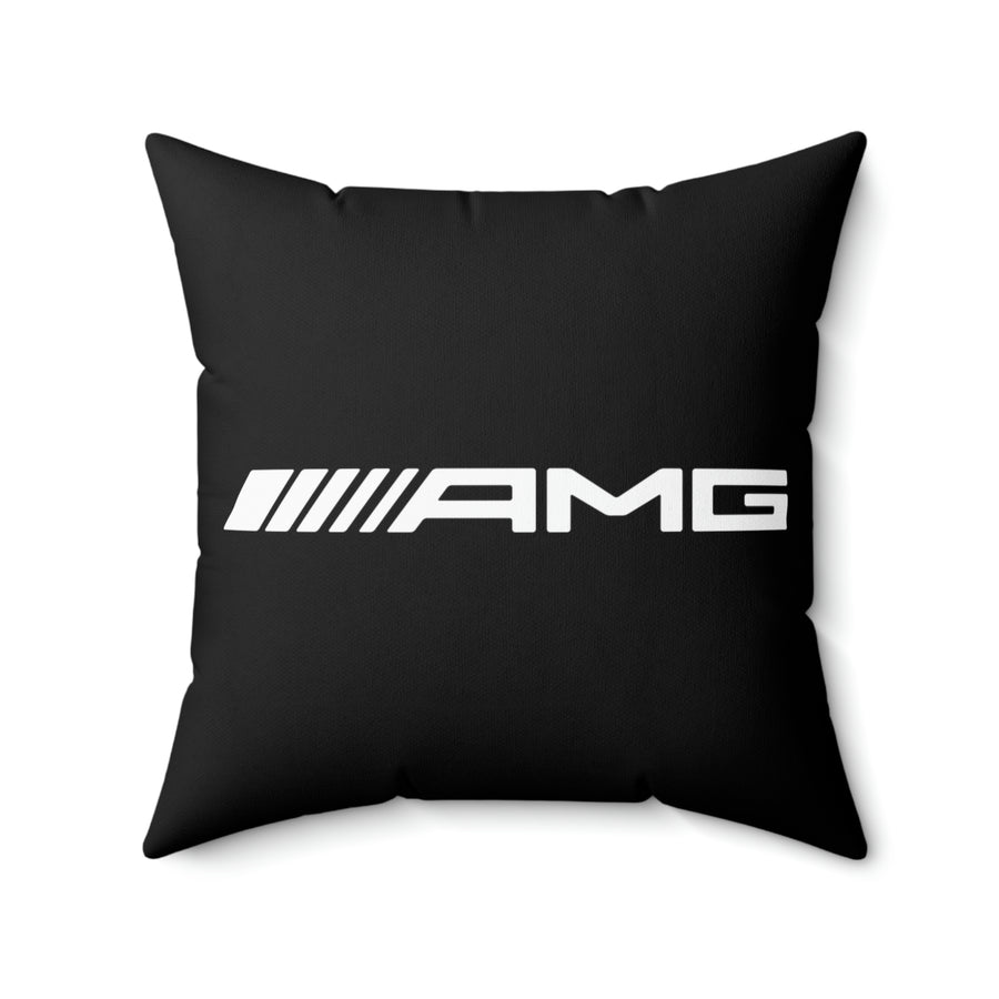 Black Mercedes Spun Polyester Square Pillow™