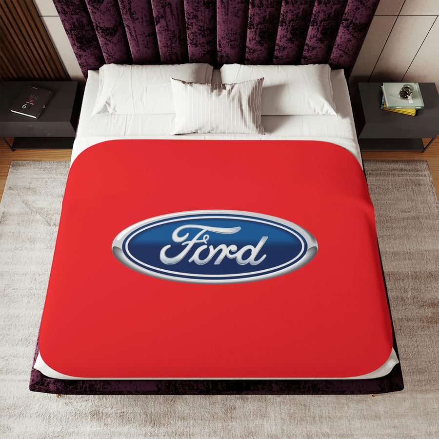 Red Ford Sherpa Blanket™