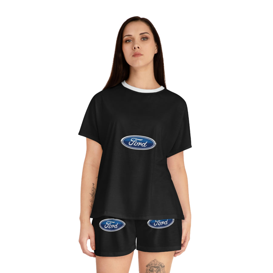 Women's Black Ford Short Pajama Set™